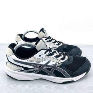 Asics Upcourt 2 Womens Size 10‎ Shoes Athletic Black White Low Top Running Shoes